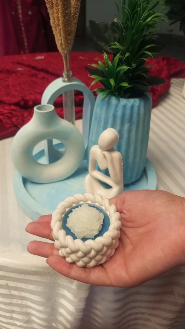concrete decuration piece set