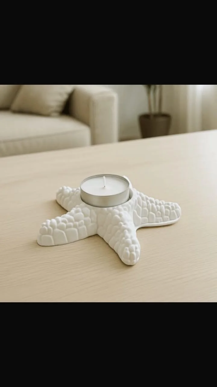 star fish candel holder