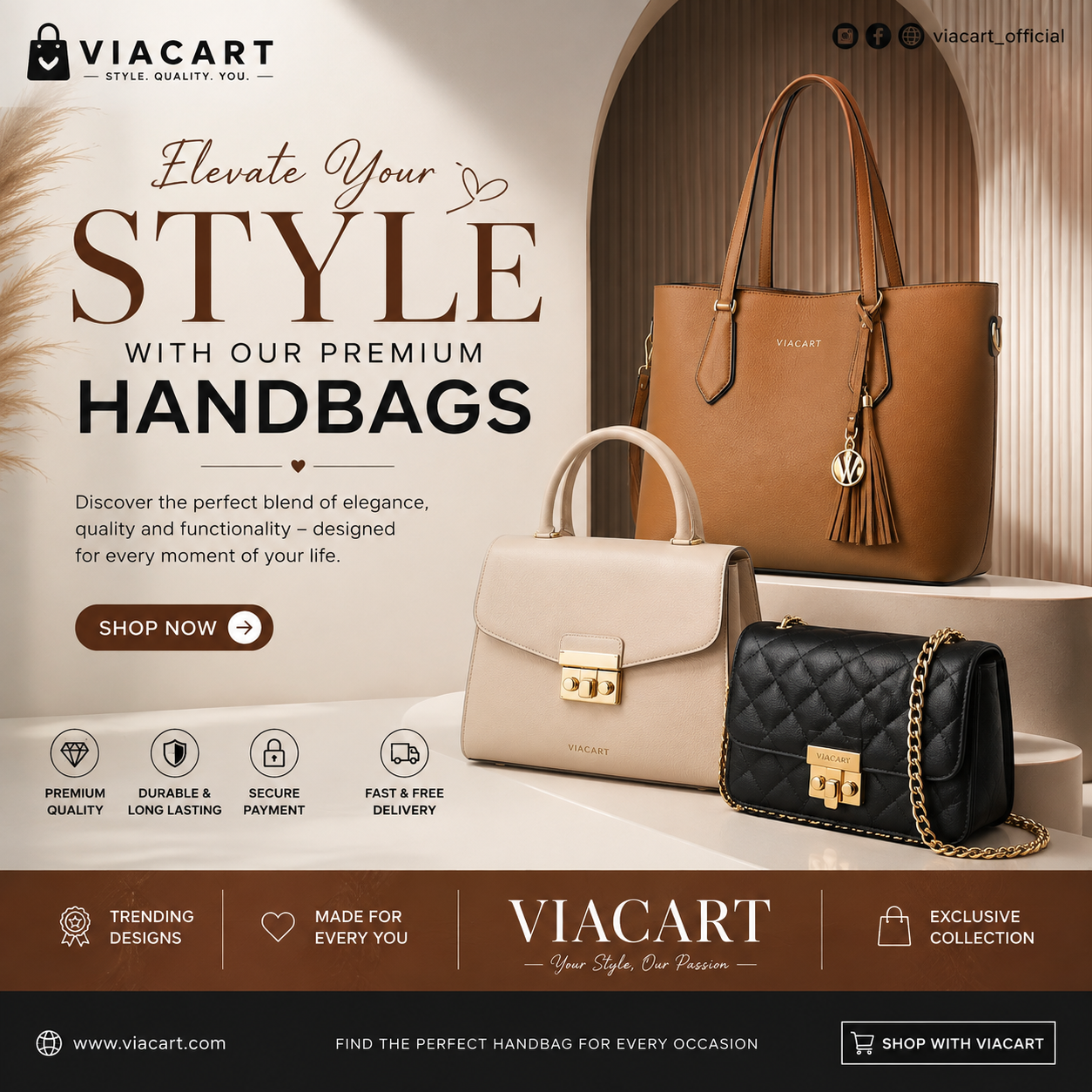 ViaCart Featured Luxury Bag